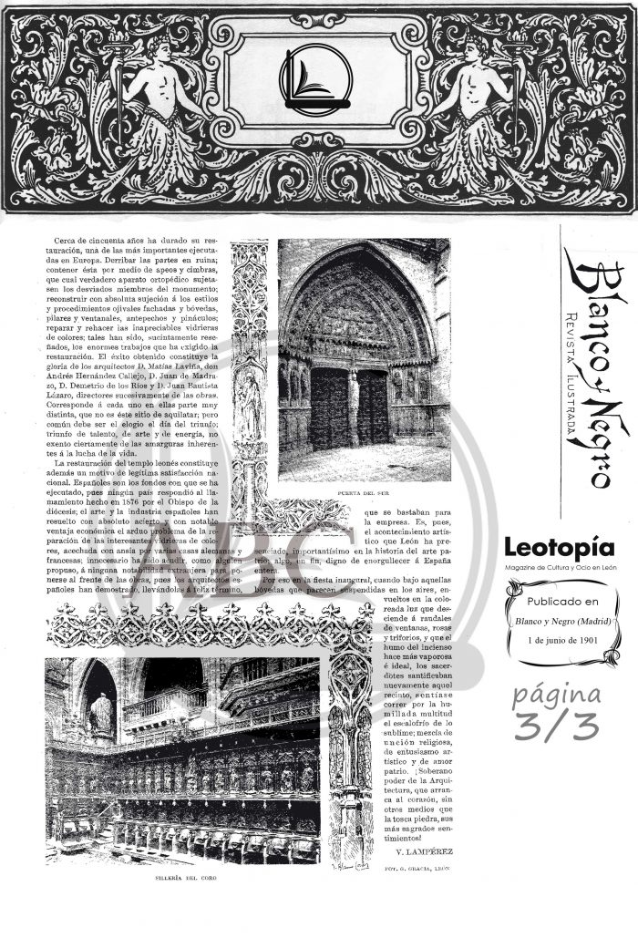 restauración de la catedral de León Leotopía